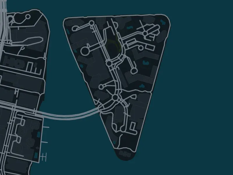 Map for Brickell Key Loop