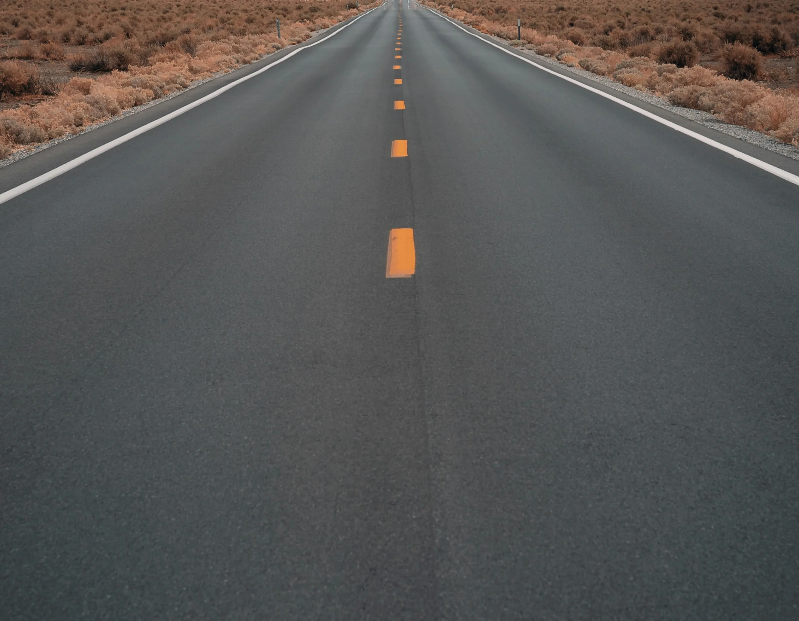 image of an open road